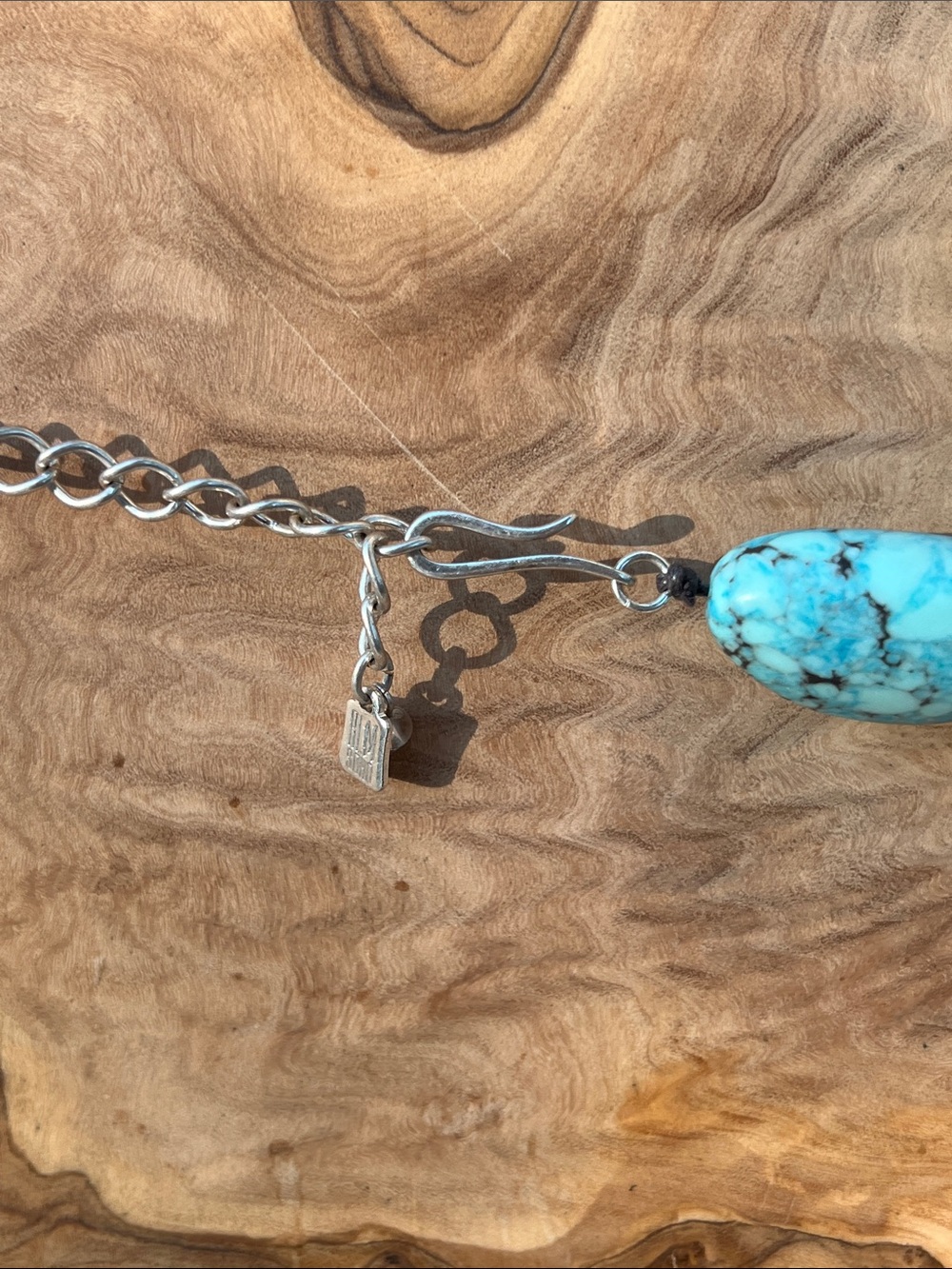 Robert Lee Morris Turquoise Blue Bead Necklace - Picture 3 of 4